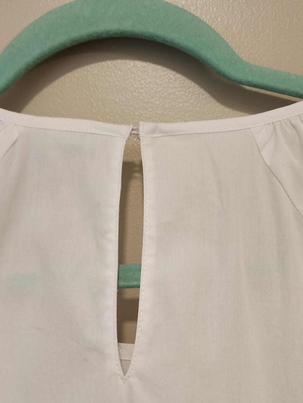 Hill House Francesca Blouse Baby Doll White Cotton Puff Sleeves size XL NWT - Picture 7 of 8